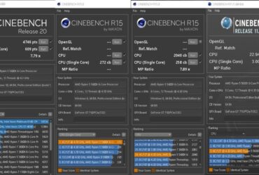 AMD Ryzen 5 5600X Cinebench Benchmark Scores