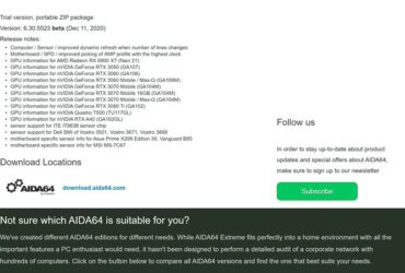 AIDA64 Confirms GeForce RTX 3080 Ti, RTX 3060, & RTX 3050 GPUs