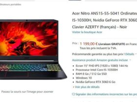 Acer Nitro AN515-55-5041 With GeForce RTX 3060 6GB