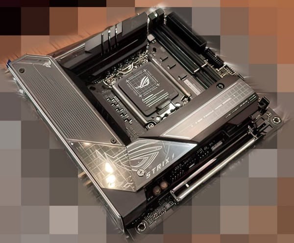 ASUS ROG STRIX Z690-I GAMING WIFI motherboard, Source: VideoCardz