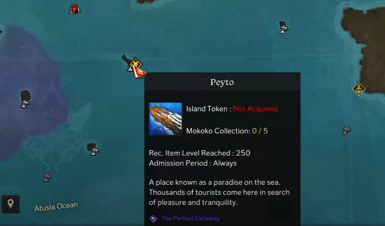 Peyto Island Map