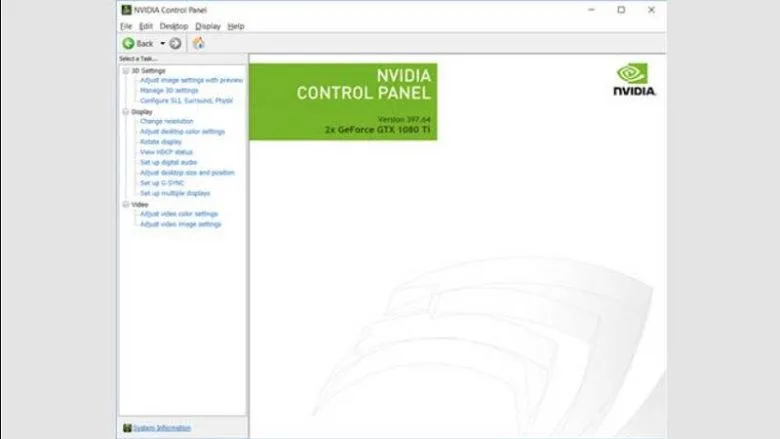NVIDIA Control Panel