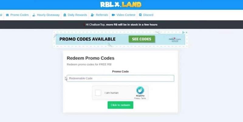 Promo Codes