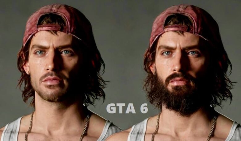 GTA 6 Hair Beared