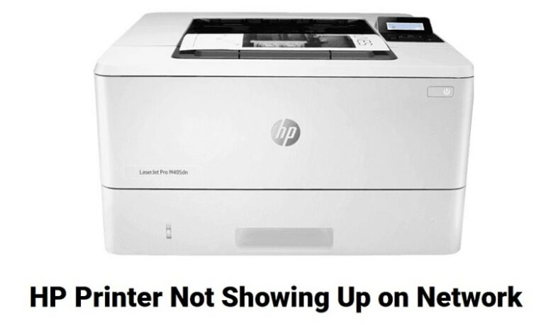 HP Printer Not Showing Up on Network